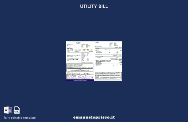 modello di pagine di bollette delle utenze India Tata Indicom in stile verificat